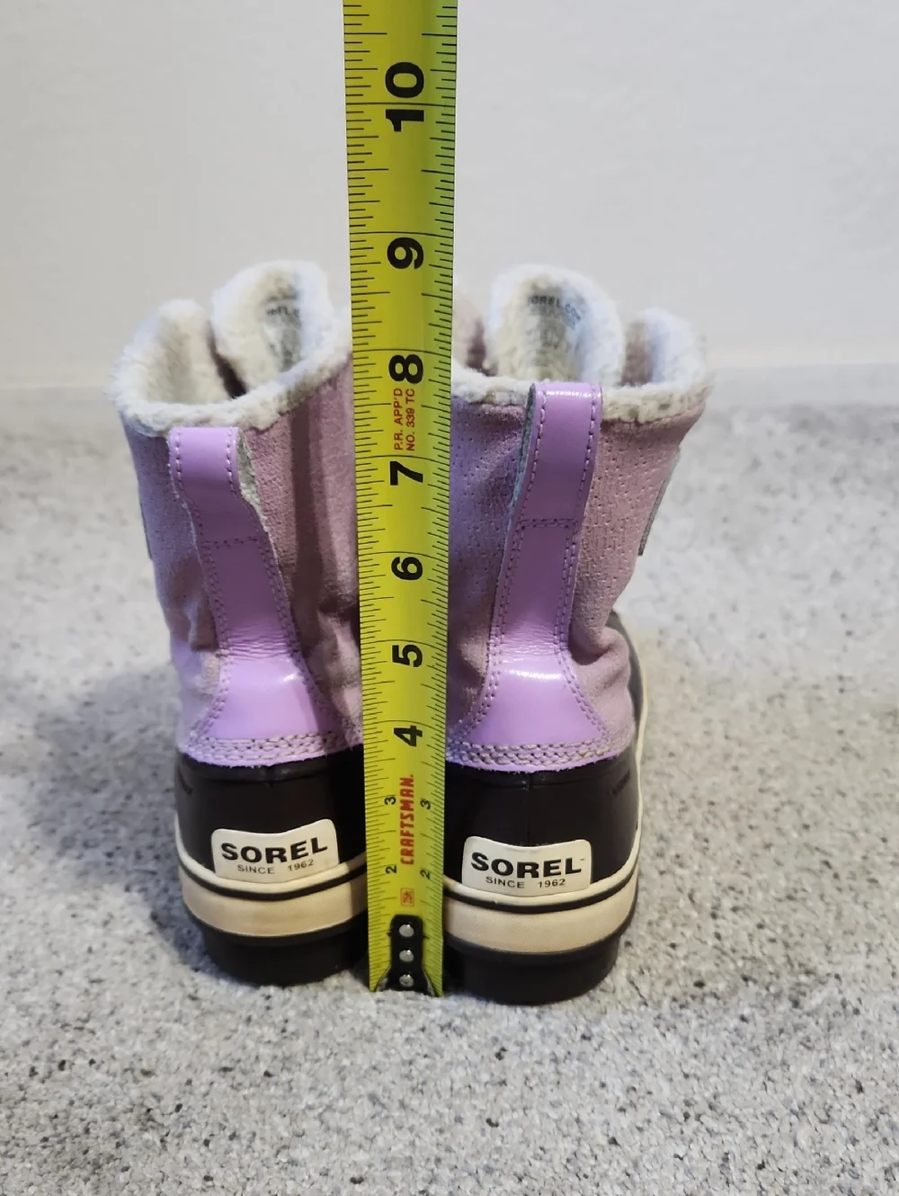 Sorel Tivoli II Waterproof Boots Purple/Brown Women's Size 7